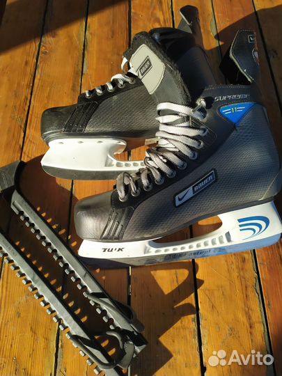 Хоккейные коньки бауэр 45 размер (30 см стелька)