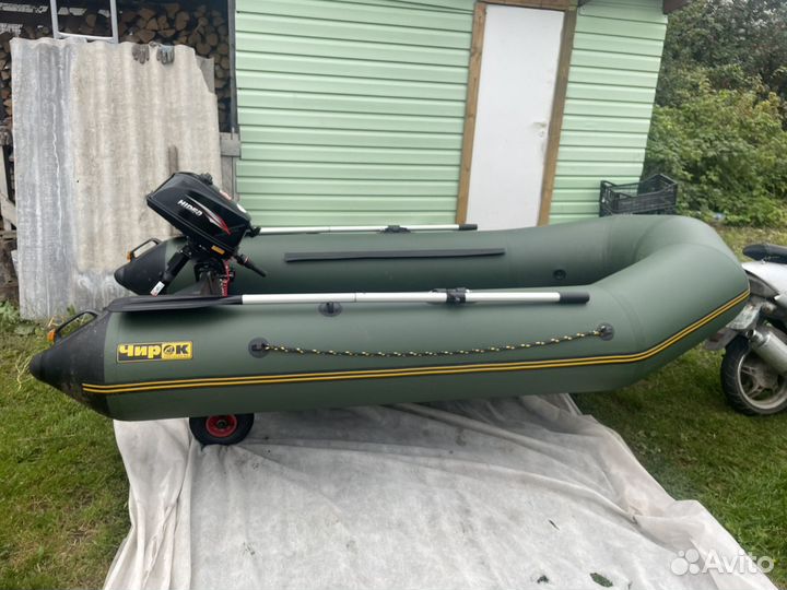 Надувная лодка с мотором 3