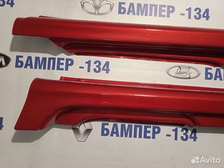 Накладки на пороги Лада Калина 1 Калина-104