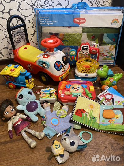 Chicco, Tiny love игрушки развивающие 3мес-3года