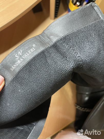 Сапоги осенние натуральная кожа