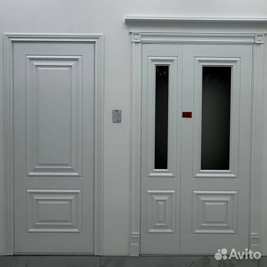 Двери межкомнатные белые