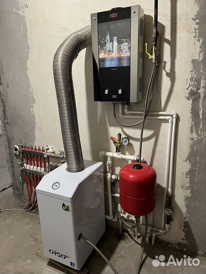 Газовый котел напольный бу orso