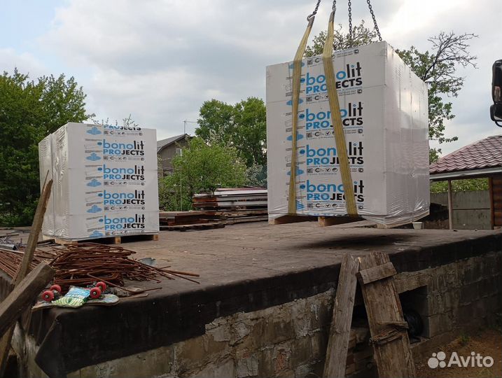 Газобетонные блоки Пеноблоки Бонолит