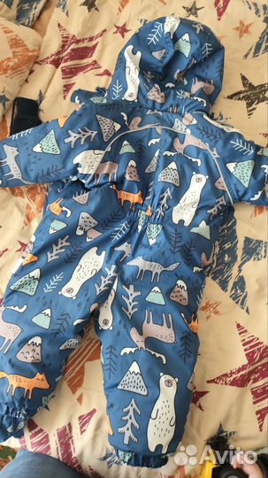 Комбинезон crockid зимний 74-80