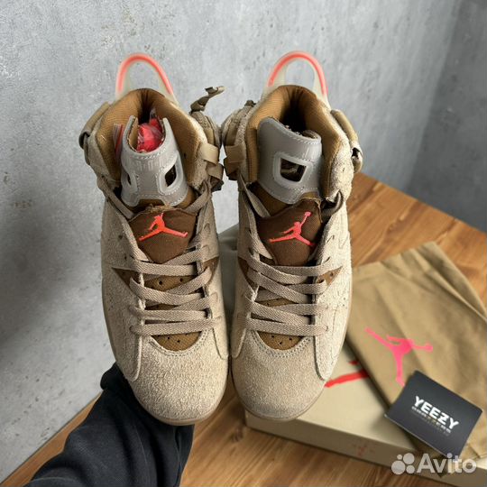 Travis Scott Air Jordan 6 Retro British Khaki