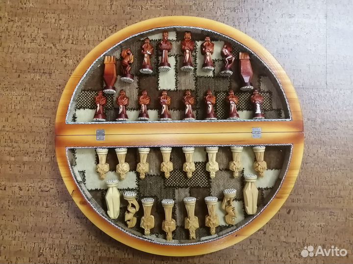 Шахматы резные из дерева, ручная работа
