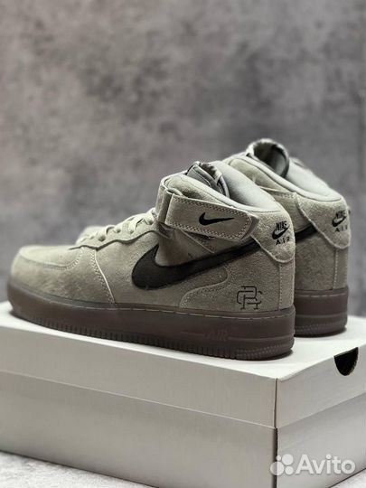 Кроссовки Nike Air Force 1 High зимние (Арт.93672)