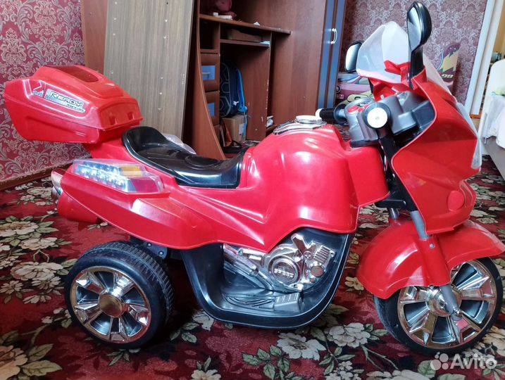Электро мотоцикл детский бу в отличном состоянии