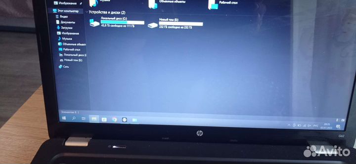 Ноутбук hp G62