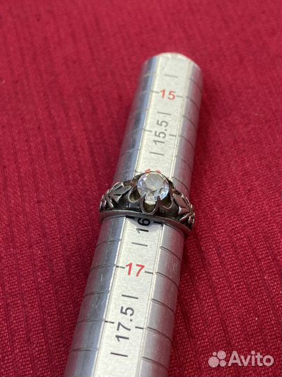 Серебряное кольцо 875 проба