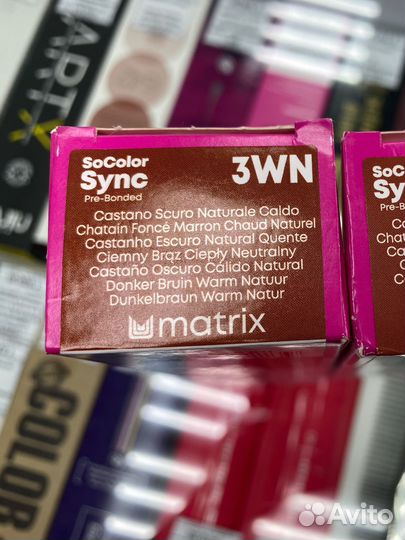 Краска Matrix SoColor Sync 3wn