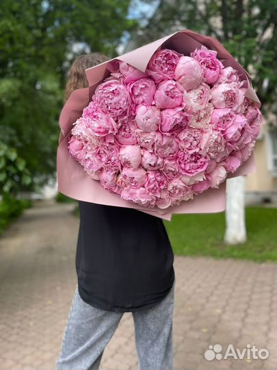 Пионы букет