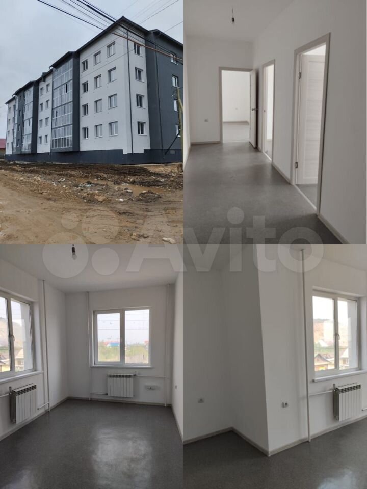 3-к. квартира, 65 м², 2/4 эт.