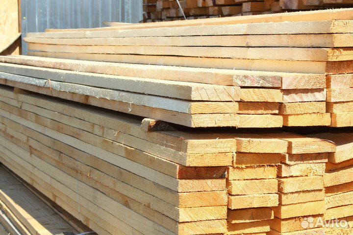 Доска обрезная хвоя 25x150x6000