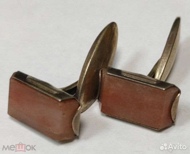 Серебряные запонки Ag 875