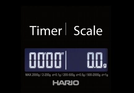 Весы с таймером Hario V60 Metal Drip Scale