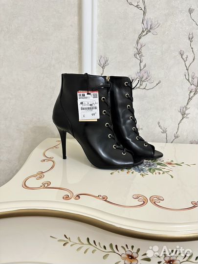 Ботильоны zara 39-40