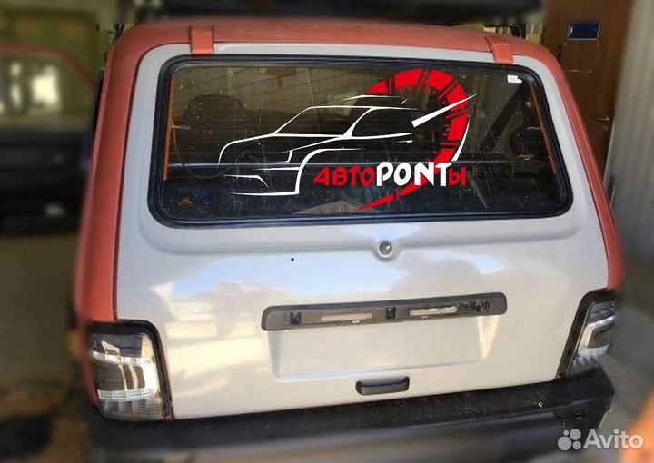 Крышка Нива 4х4 Дверь багажника пластиковая