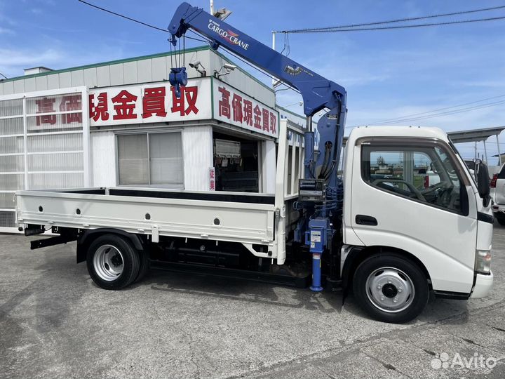 Бортовой грузовик Hino 300 (Dutro) с КМУ Tadano, 2007