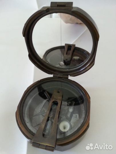 Компас Brinton,Турист и свисток старинный