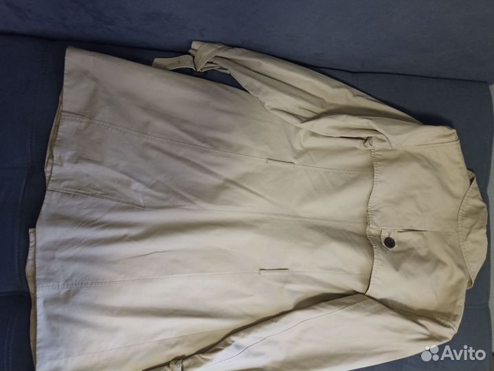 Плащ тренч женский 46 48 бежевый