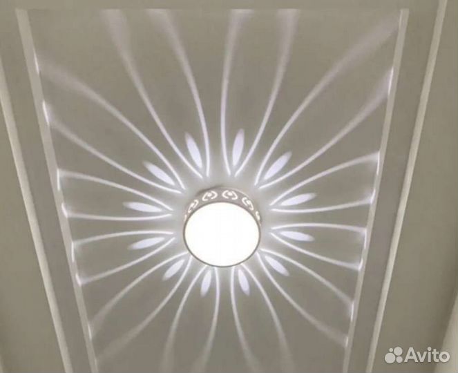 Люстра потолочная светодиодная 3вт, 6400к и 4500к