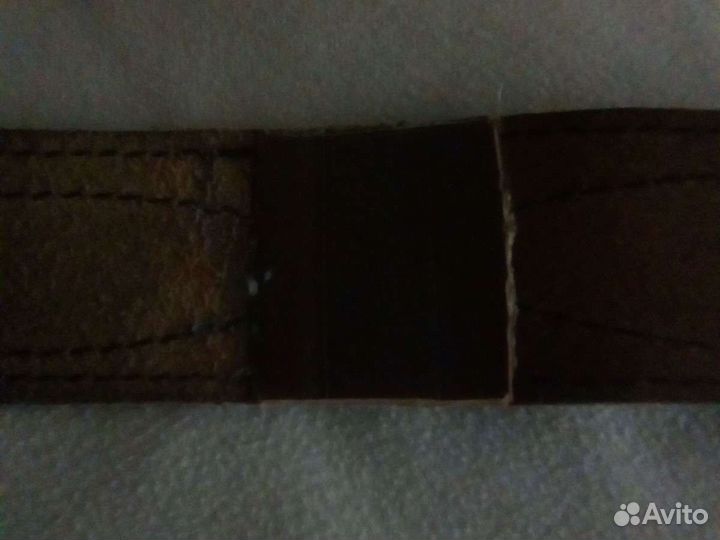 Ремень кожаный офицерский длинный.Один в наличии