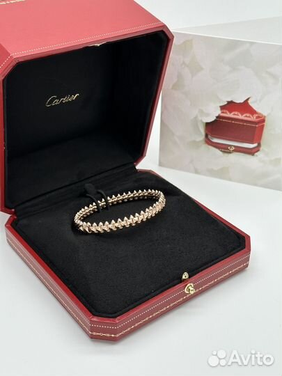 Браслет Clash DE Cartier розовое золото 18К