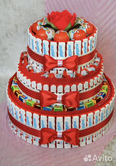 Торт из конфет