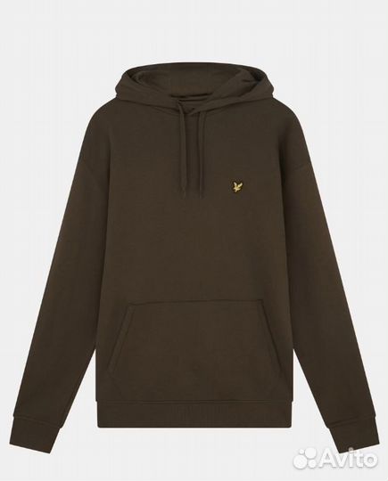 Худи Lyle and Scott dark olive, новое