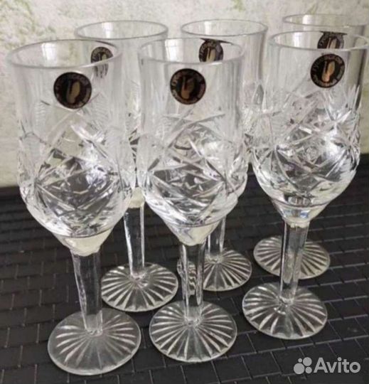 Хрустальные фужеры рюмки СССР