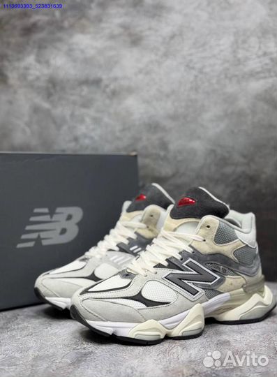 New Balance 9060 gore-TEX Серо бежевые