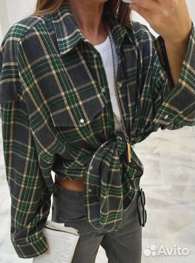 Хлопковая рубашка 8 расцветок