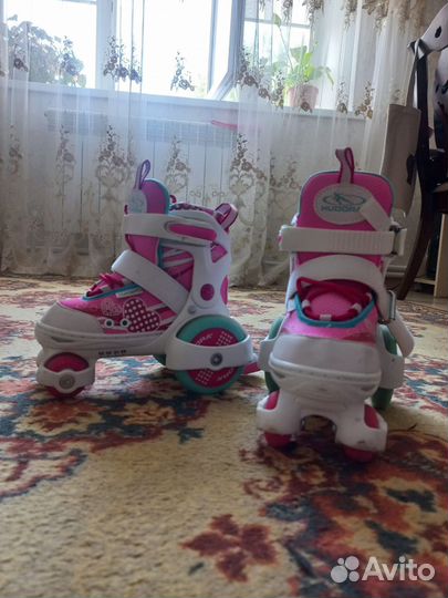 Роликовые коньки детские с защитой