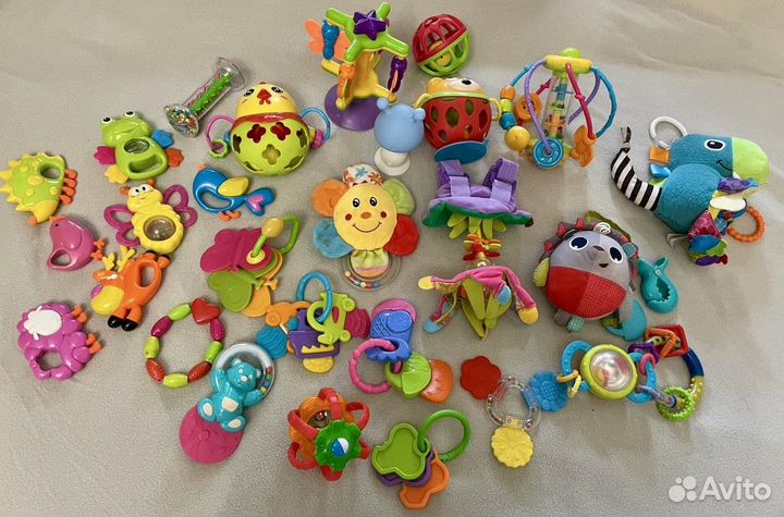 Игрушки/погремушки/прорезыватели пакетом