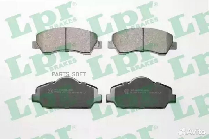 LPR 05P1770 Колодки тормозные дисковые