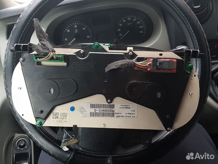 Приборка рено мастер