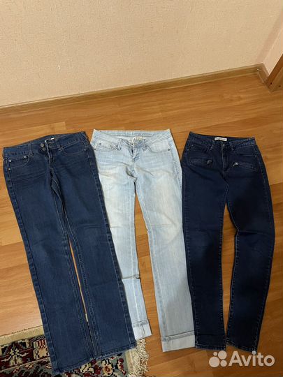 Джинсы mango, waikiki пакетом 6 шт