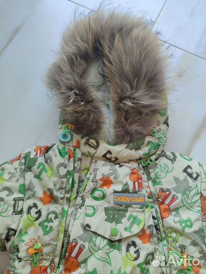 Комбинезон зимний 68 /74 в идеальном состоянии