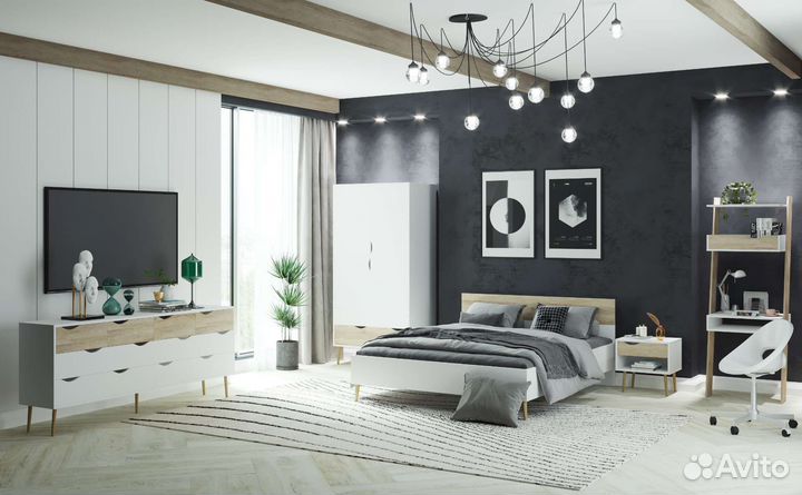 Спальня Oslo Лазурит