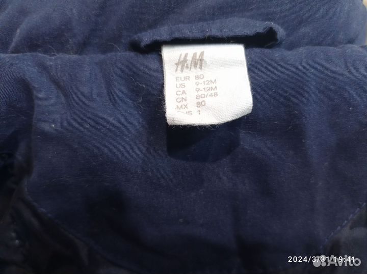 Куртка демисезонная детская H&M, размер 80