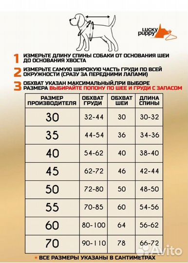 Попона для собак