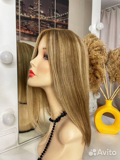 Накладка из натуральных волос ручной работы