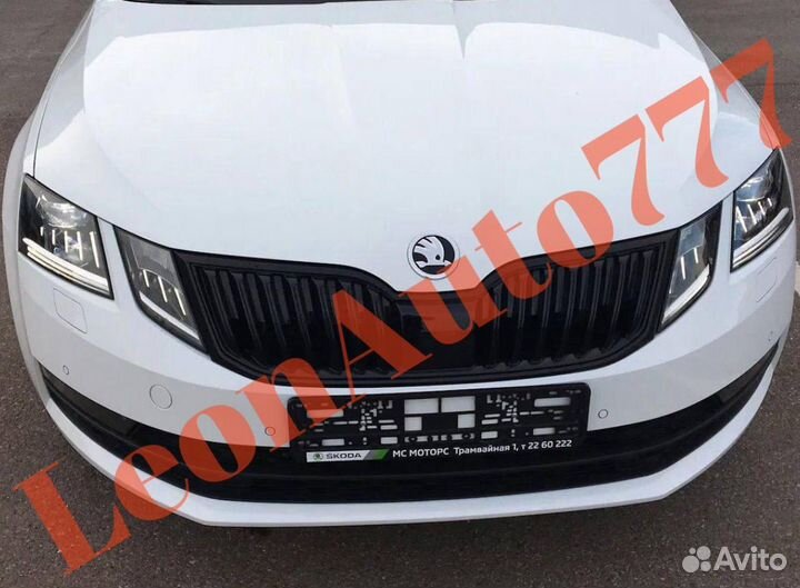 Бампер передний Skoda Octavia A7 2017-2020 (4)