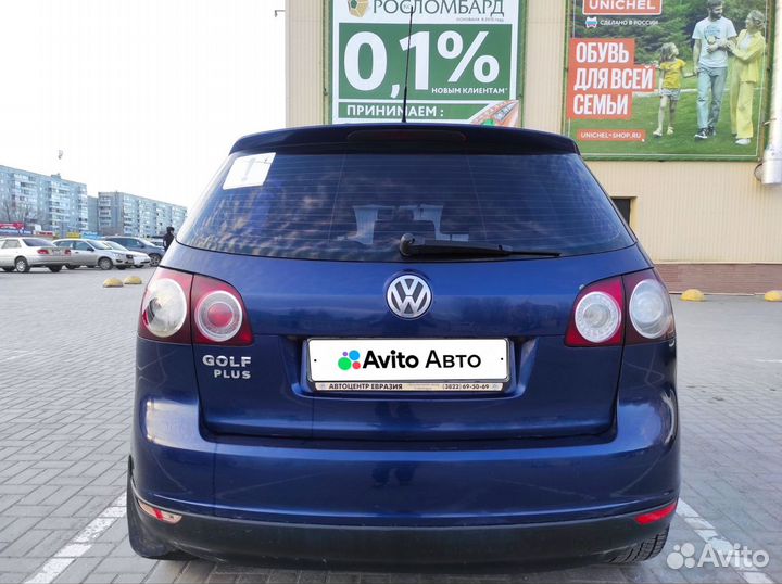 Volkswagen Golf Plus 1.6 AT, 2005, битый, 181 000 км