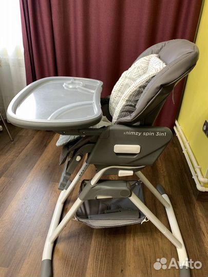 Стульчик для кормления Joie Mimzy Spin 3 in 1