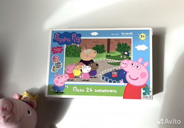 Музыкальные игрушки пазлы Peppa и Джоржик