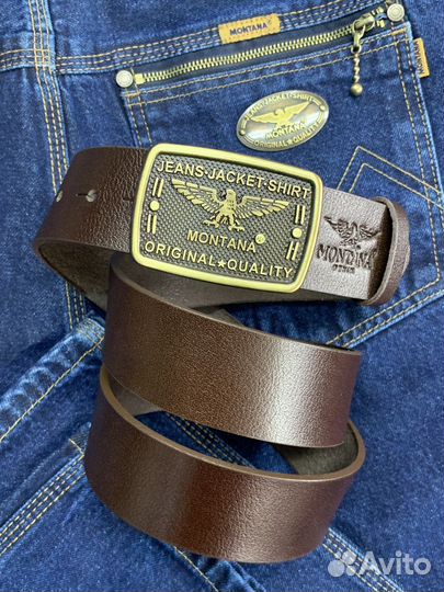 Кожаный ремень Montana