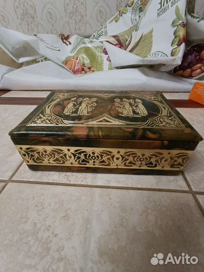 Шкатулка натуральная кожа - Египет